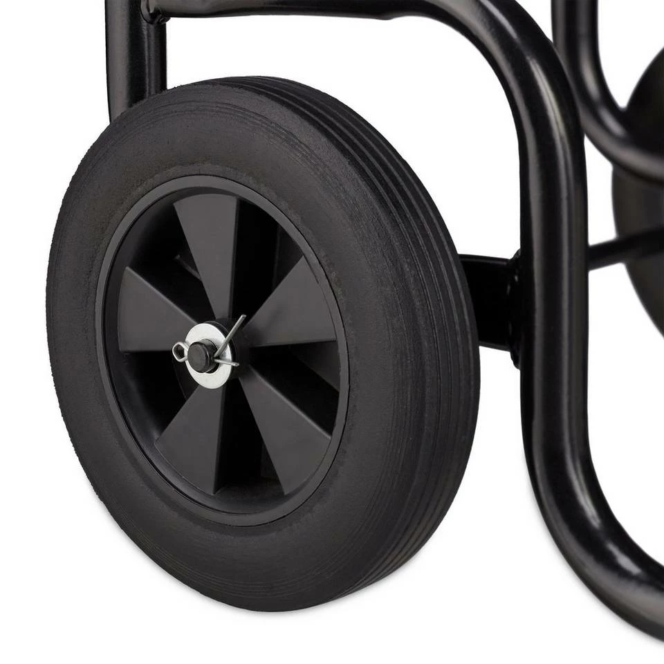 relaxdays Kaminholzregal »Kaminholzwagen schwarz«, BxTxH:40x43x110 cm 6 relaxdays Kaminholzregal »Kaminholzwagen schwarz«, BxTxH:40x43x110 cm – Bild 6