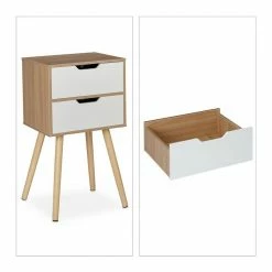 relaxdays Nachttisch »Nachttisch mit 2 Schubladen« -Deutschland Möbel Verkäufe 2024 f4d2f6bf 8a45 513c b97a 7228525caa07