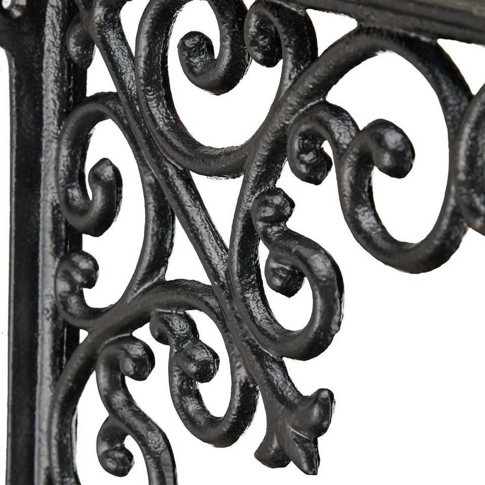 relaxdays Wandregalhalter »2 x Regalwinkel antik schwarz« 7 relaxdays Wandregalhalter »2 x Regalwinkel antik schwarz« – Bild 7