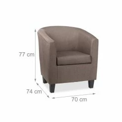 relaxdays Cocktailsessel »Retro Sessel in Braun« -Deutschland Möbel Verkäufe 2024 f5b5f6a0 13c8 57f6 8b57 b17832979fad