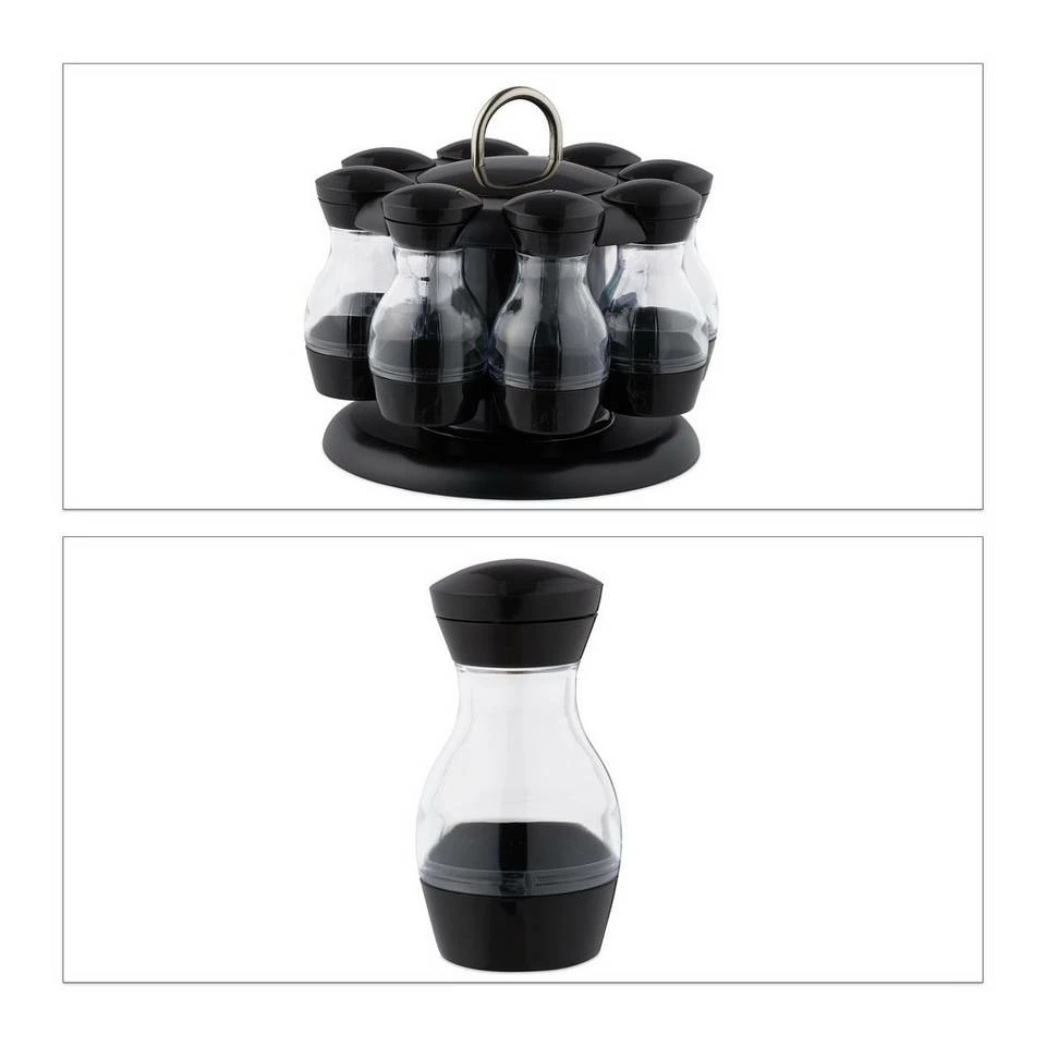 relaxdays Gewürzkarussell »Gewürzkarussell mit 8 Gläsern« 9 relaxdays Gewürzkarussell »Gewürzkarussell mit 8 Gläsern« – Bild 9