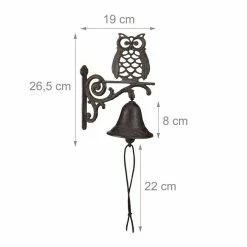 Türhaken »2 x Türglocke Gusseisen Eule«, relaxdays -Deutschland Möbel Verkäufe 2024 f66d07e2 caeb 5845 85cd 8ed709fd050b