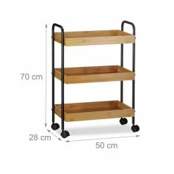 relaxdays Servierwagen »Bambus Rollwagen mit 3 Ablagen« -Deutschland Möbel Verkäufe 2024 f68eac57 e928 543a a359 8092d98a6b7b