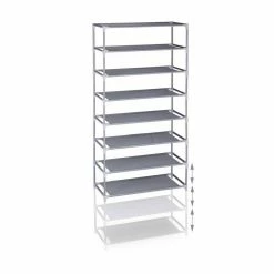 relaxdays Schuhregal »Schuhregal Stecksystem 10 Ebenen«, Grau Schwarz -Deutschland Möbel Verkäufe 2024 f71cf586 12f1 53e6 a131 b5097d2eb492