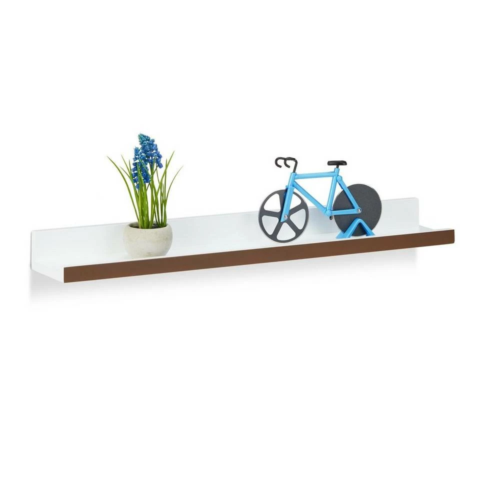 relaxdays Hängeregal »Schweberegal schmal«, Blau Weiß Braun, Weiß Blau, Weiß, Weiß Schwarz 8 relaxdays Hängeregal »Schweberegal schmal«, Blau Weiß Braun, Weiß Blau, Weiß, Weiß Schwarz – Bild 8