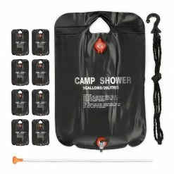 relaxdays Campinghocker »9 x Campingdusche 20 Liter«
