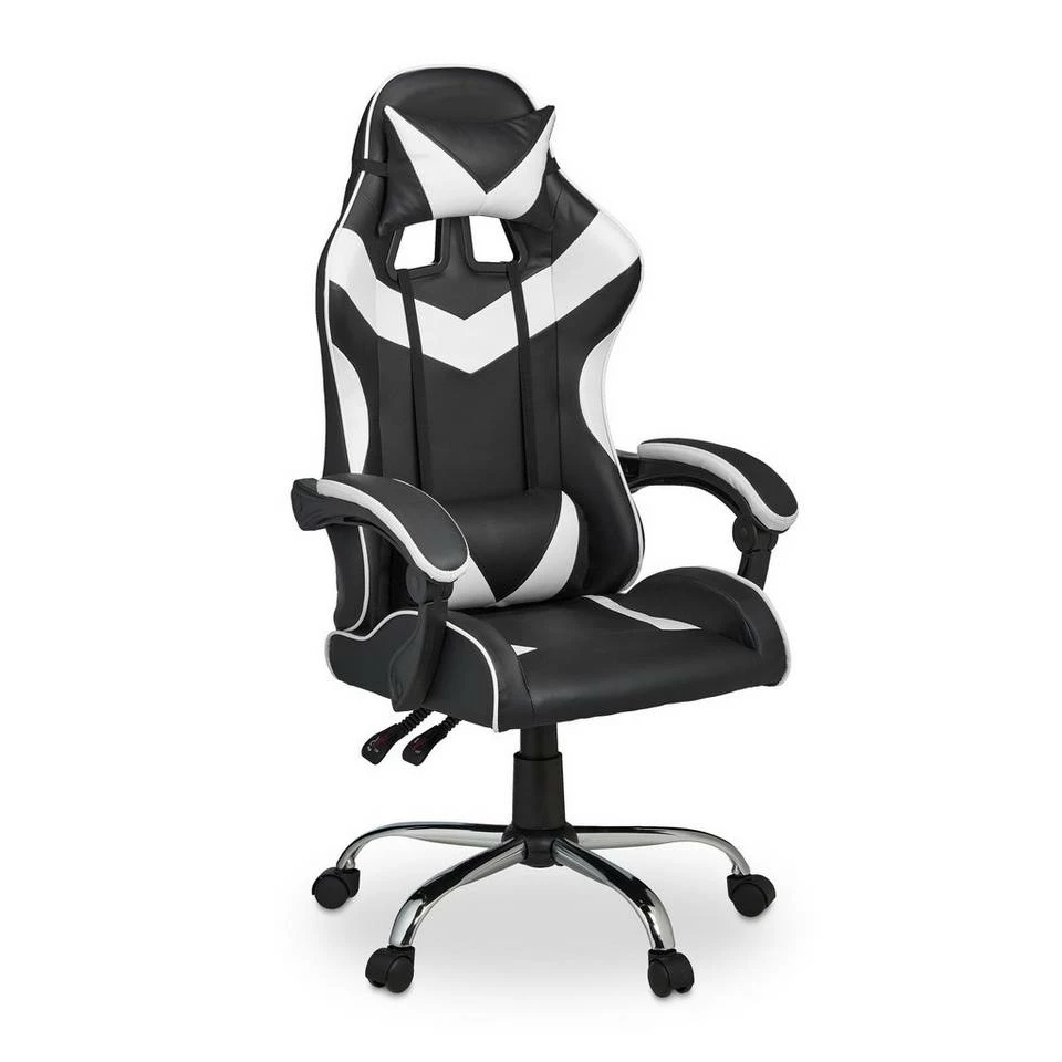 relaxdays Gaming-Stuhl »Gaming Stuhl im Racing Design«, Gelb Schwarz Grau Silber, Schwarz Rot Silber, Schwarz Silber, Schwarz Gelb Silber 14 relaxdays Gaming-Stuhl »Gaming Stuhl im Racing Design«, Gelb Schwarz Grau Silber, Schwarz Rot Silber, Schwarz Silber, Schwarz Gelb Silber – Bild 14