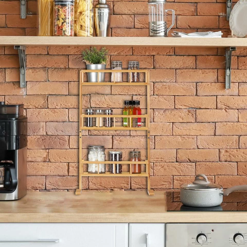 relaxdays Gewürzregal »Bambus Gewürzregal« 2 relaxdays Gewürzregal »Bambus Gewürzregal« – Bild 2