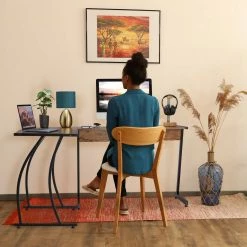 relaxdays Eckschreibtisch »Eckschreibtisch in Walnuss-Optik« -Deutschland Möbel Verkäufe 2024 fa8debe5 24f8 5583 a4d5 6c3e4ed539be