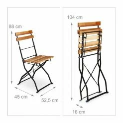 relaxdays Gartenstuhl »Gartenstuhl 4er Set Natur« -Deutschland Möbel Verkäufe 2024 fb7e5dc7 5adb 570c 8608 95977512eab4