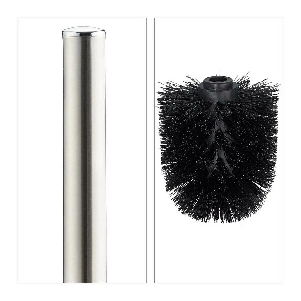 relaxdays Badezimmer-Set »10 x WC-Garnitur Keramik schwarz« 6 relaxdays Badezimmer-Set »10 x WC-Garnitur Keramik schwarz« – Bild 6