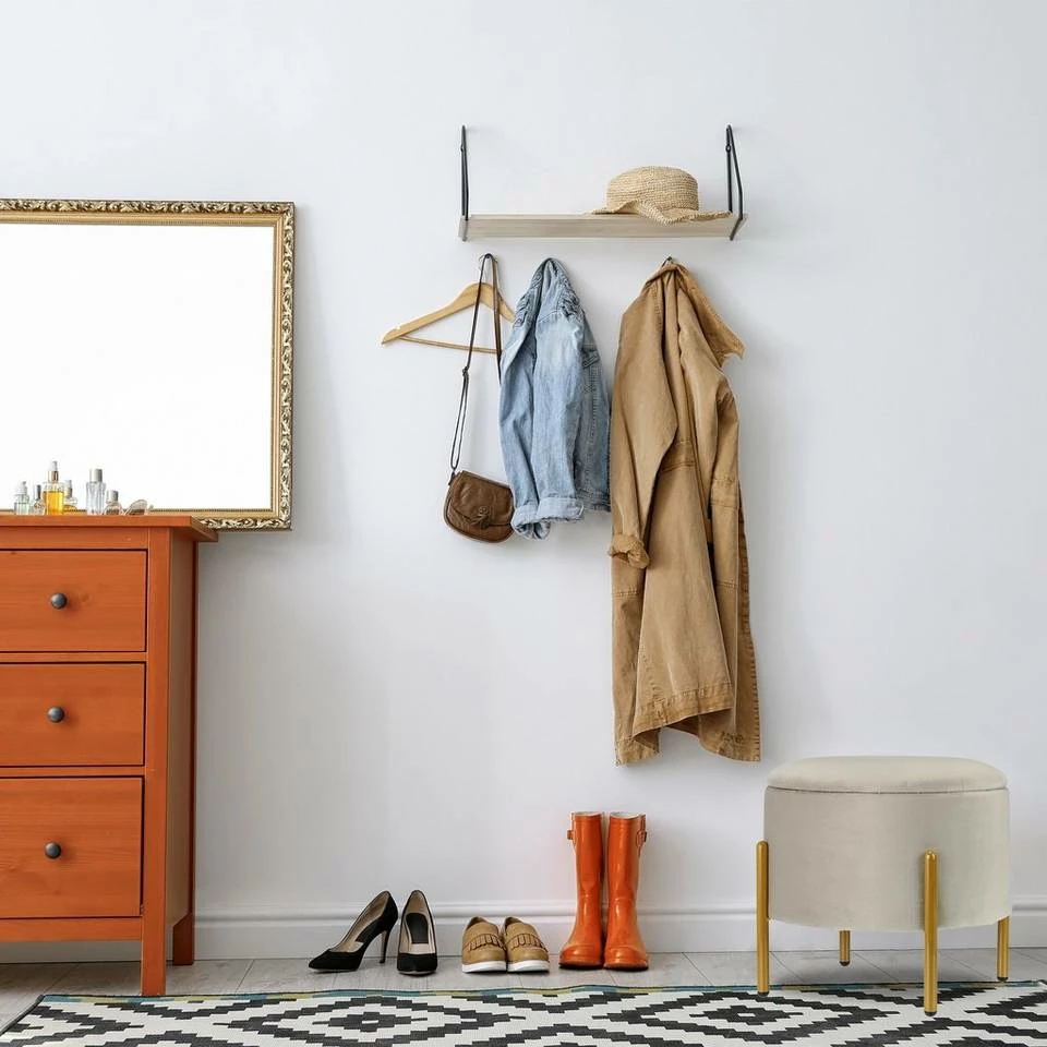 relaxdays Stauraumhocker »Grauer Samthocker mit Stauraum« 5 relaxdays Stauraumhocker »Grauer Samthocker mit Stauraum« – Bild 5