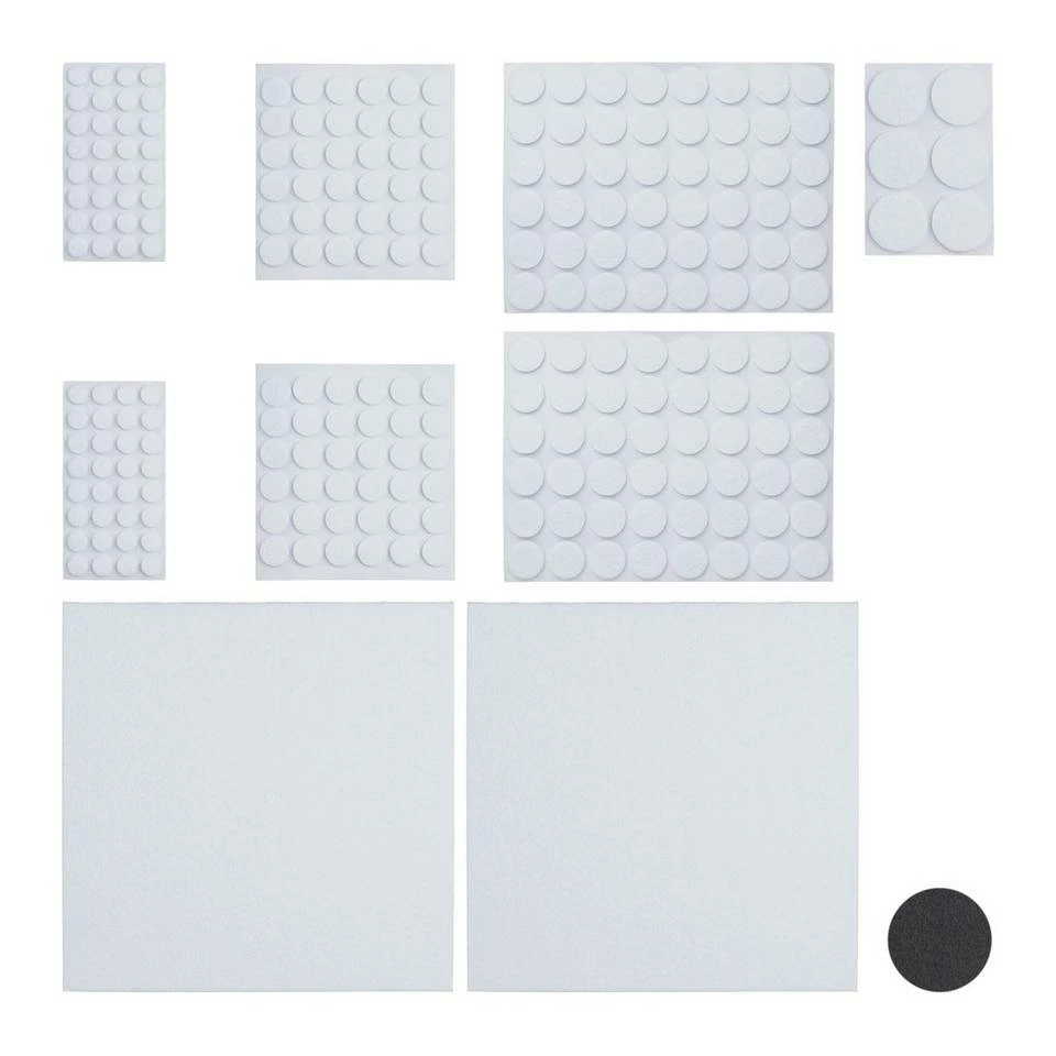 relaxdays Möbelfuß »240 x Filzgleiter weiß« 1 relaxdays Möbelfuß »240 x Filzgleiter weiß«