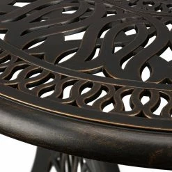 relaxdays Gartentisch »Antiker Gartentisch mit Schirmloch«, Schwarz-Bronze -Deutschland Möbel Verkäufe 2024 fe4bd7ca dd58 59c1 8769 099e0d438207