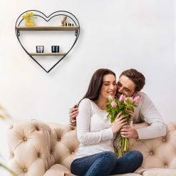 relaxdays Wandregal »Herzregal mit 2 Ablagen« -Deutschland Möbel Verkäufe 2024 fee74b31 a23e 5389 b44f c472e8d06047