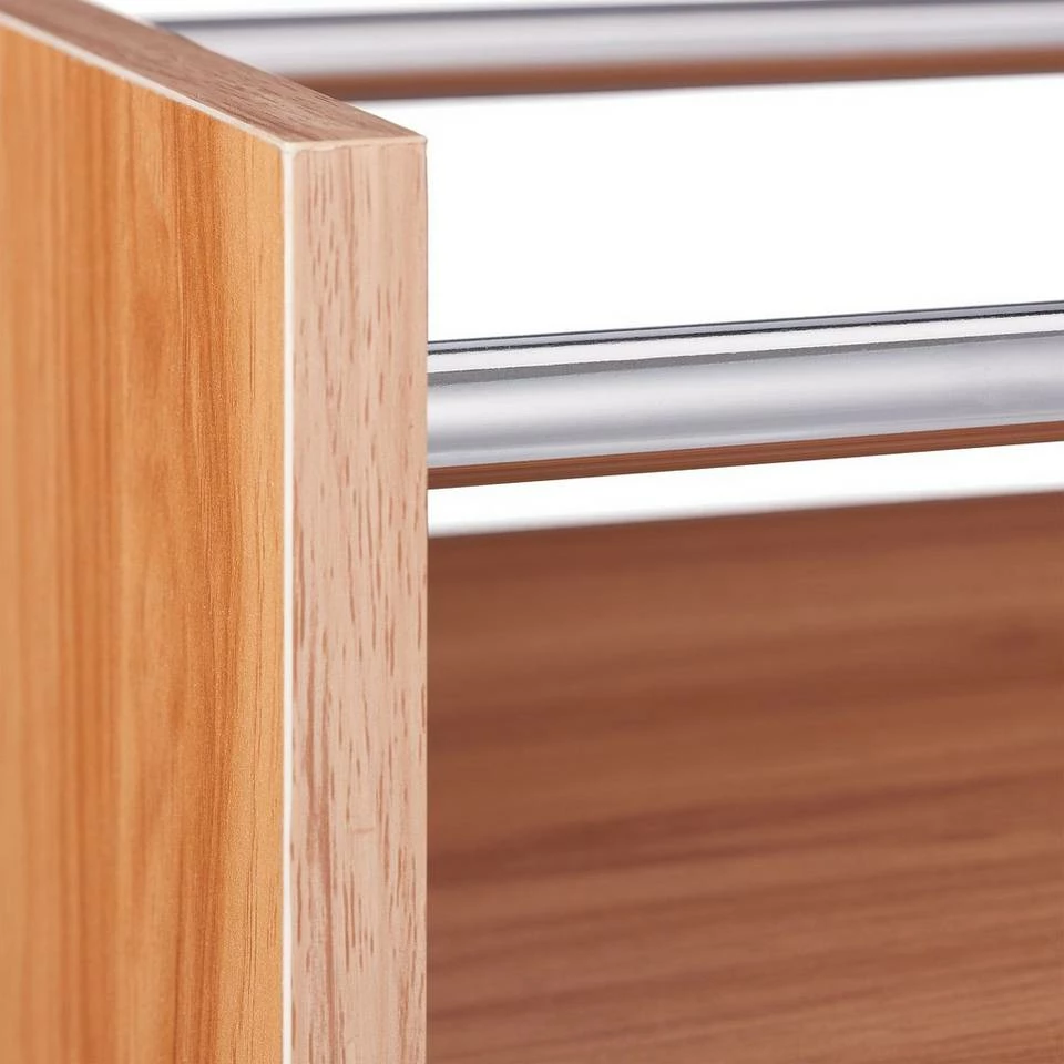 relaxdays Weinregal »Großes Weinregal mit Weinglashalter«, Braun Weiß Silber, Hellbraun Weiß Silber, Schwarz Silber 9 relaxdays Weinregal »Großes Weinregal mit Weinglashalter«, Braun Weiß Silber, Hellbraun Weiß Silber, Schwarz Silber – Bild 9